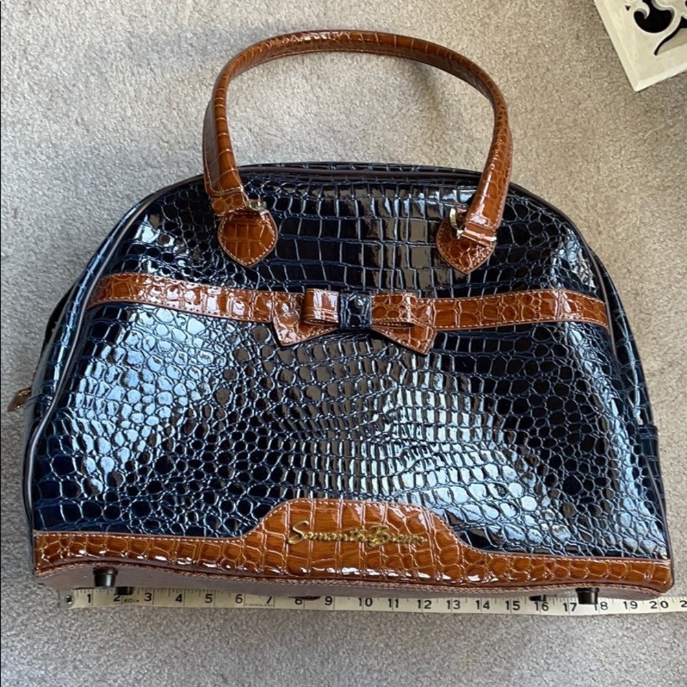 Samantha Brown Croc Travel Overnight Bag